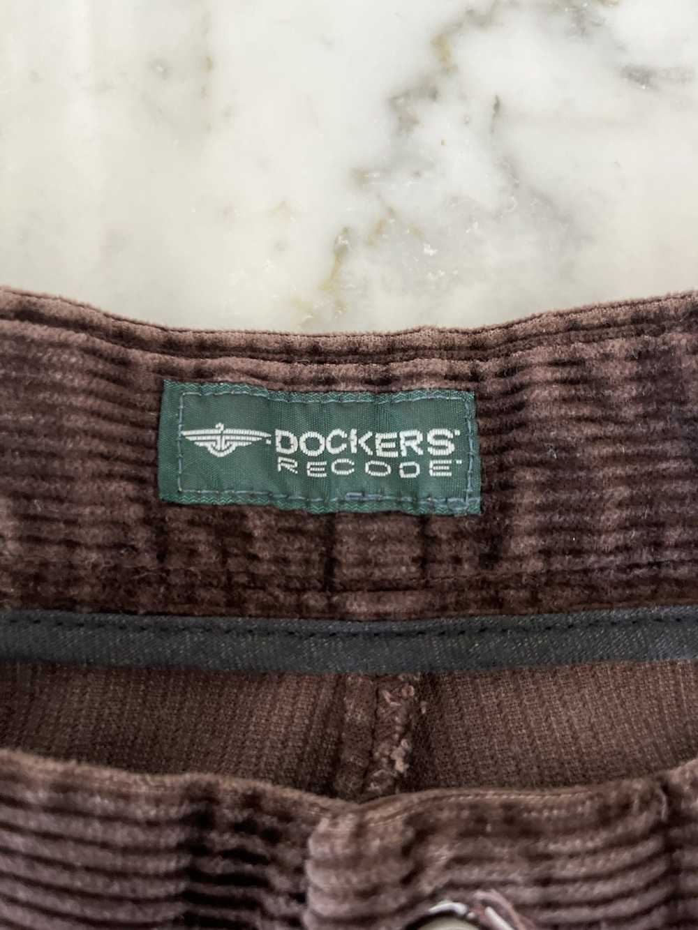 Dockers Vintage Dockers corduroy pants pleaded wa… - image 5