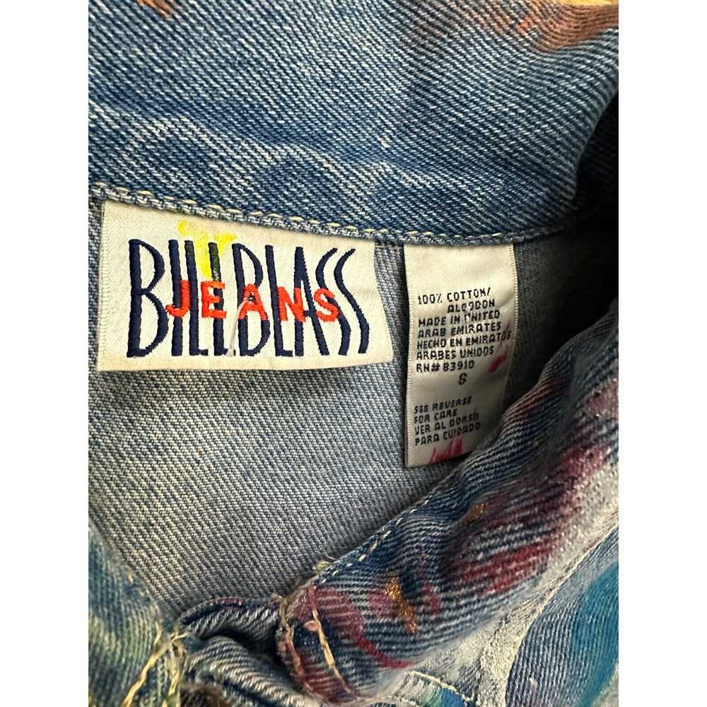 Bill Blass Bill Blass Denim Jacket Hand Crafted S… - image 2