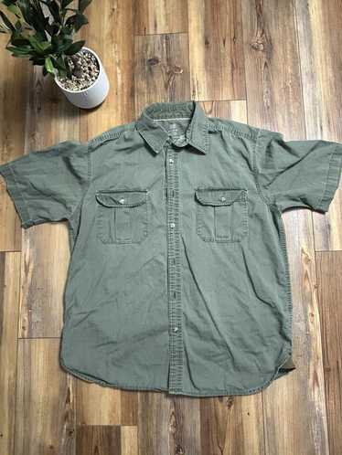 Faded Glory × Vintage Green button up