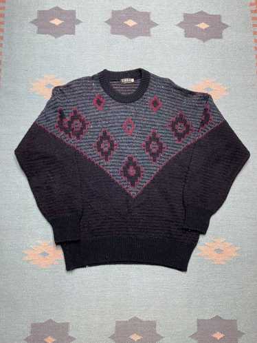 Coloured Cable Knit Sweater × Torras × Vintage VTG