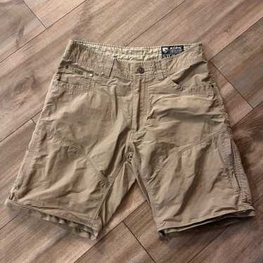 Kuhl Kuhl Khaki/Green Athletic Cargo Shorts Men 32