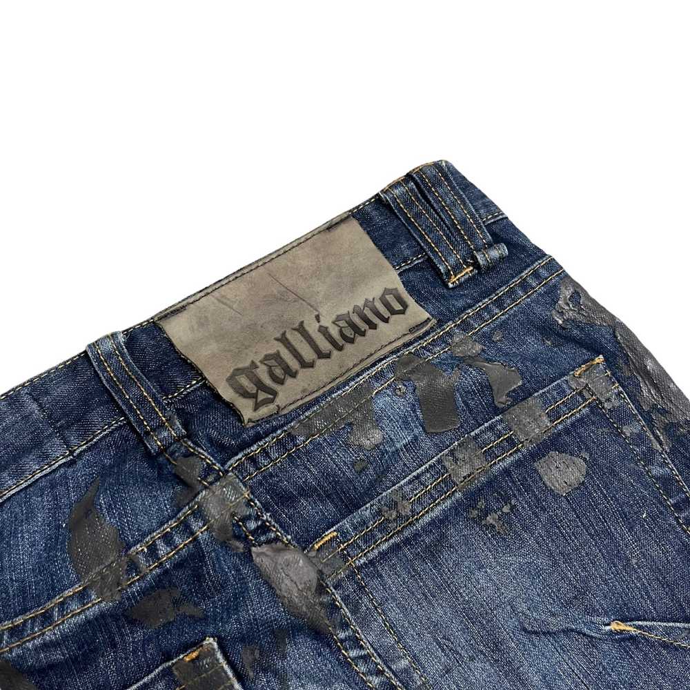 John Galliano John Galliano Newspaper Ripped Jeans - image 10