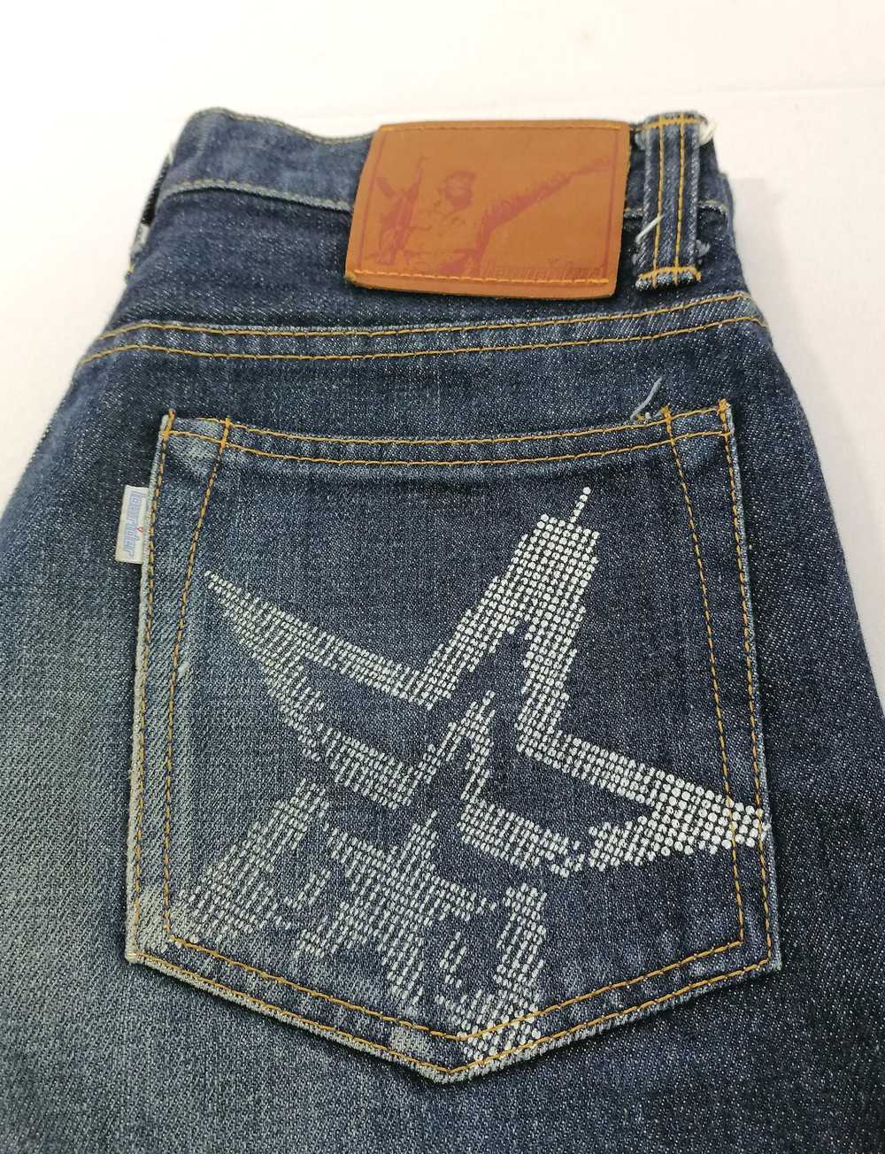 Japanese Brand Low Rider Selvedge Denim Jeans - image 9