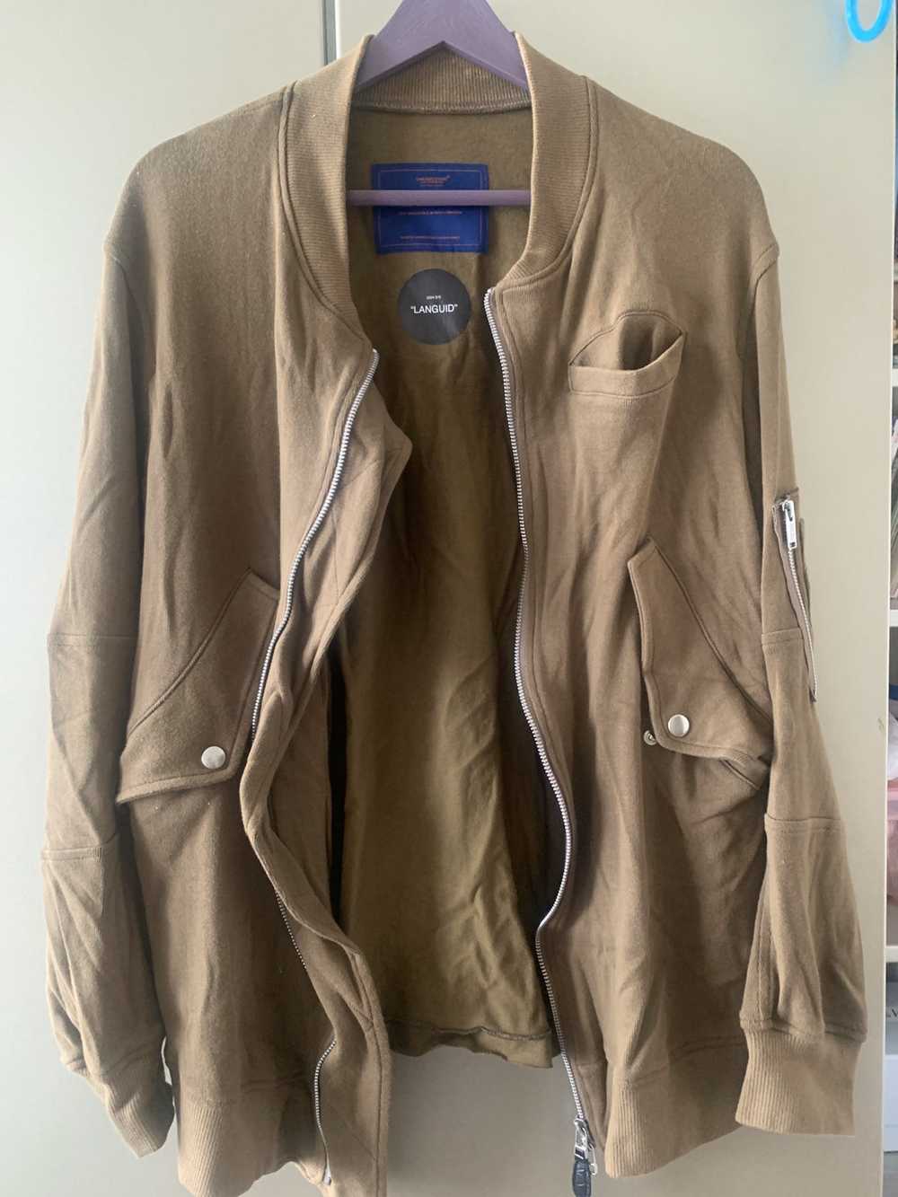 Undercover Languid Cotton Bomber Jacket - image 10