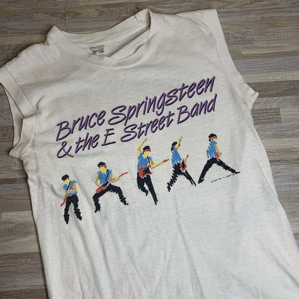 Vintage 80s band tour tee - image 4