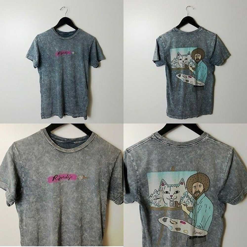 Rip N Dip Art Cat T Shirt Double Sided Ripndip St… - image 11