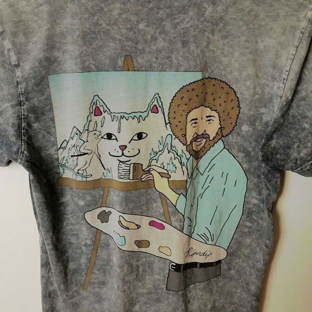 Rip N Dip Art Cat T Shirt Double Sided Ripndip St… - image 6