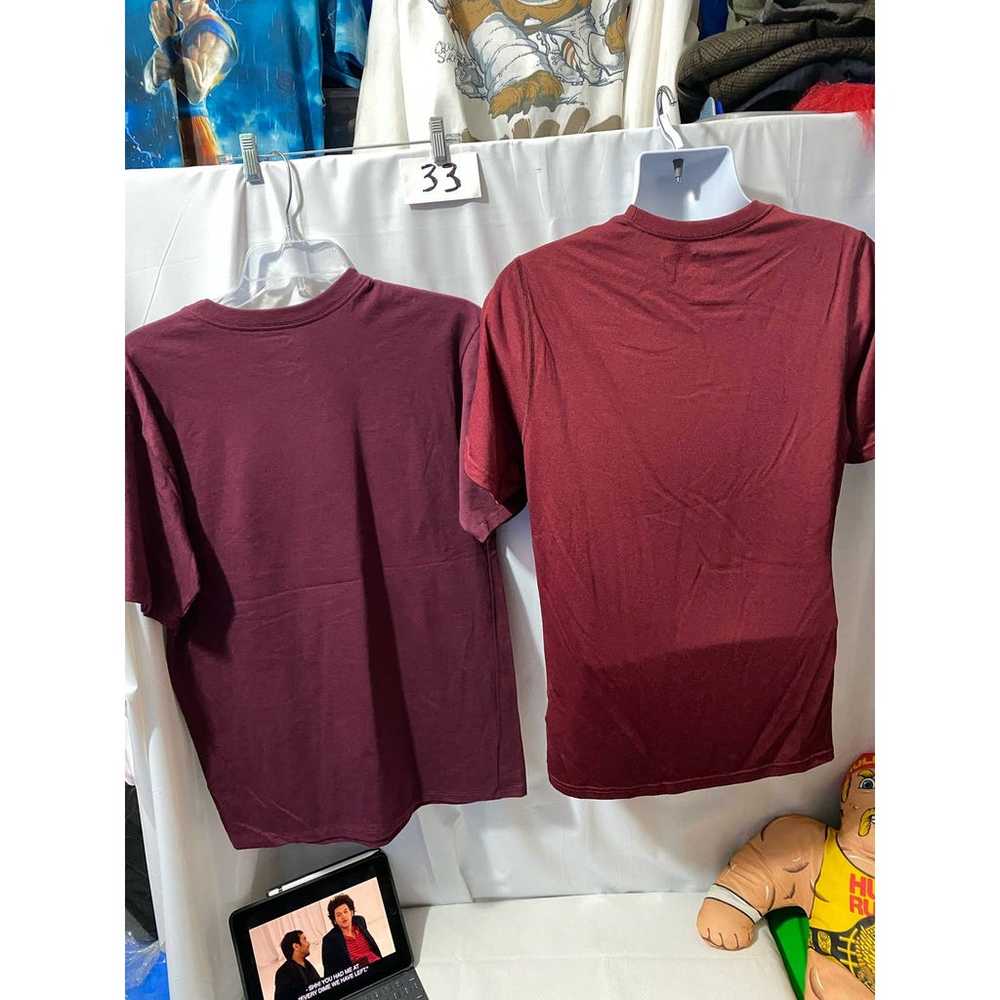 Nike shirts 2 total Maroon color size Small 1 Dri… - image 2