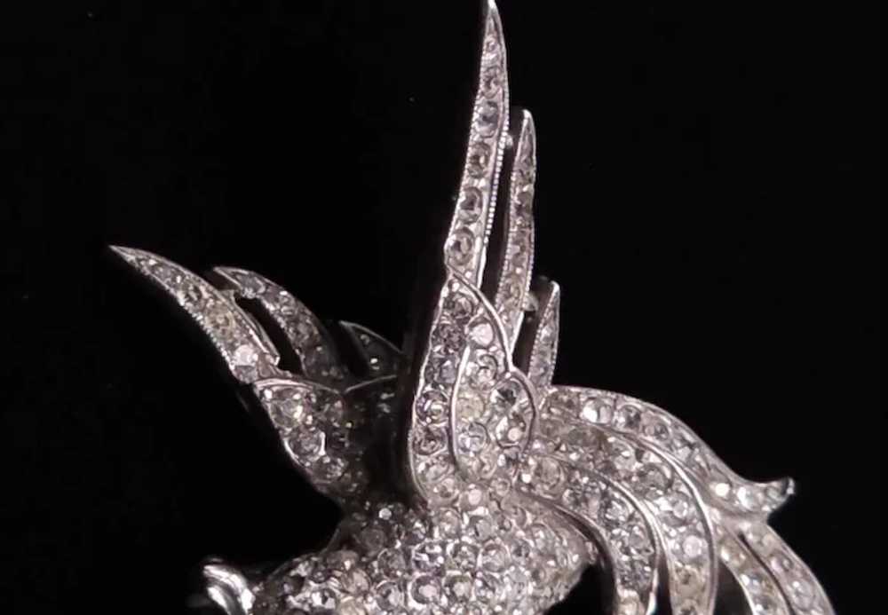 TRIFARI Sterling 'Alfred Philippe' Pave Bird of P… - image 11
