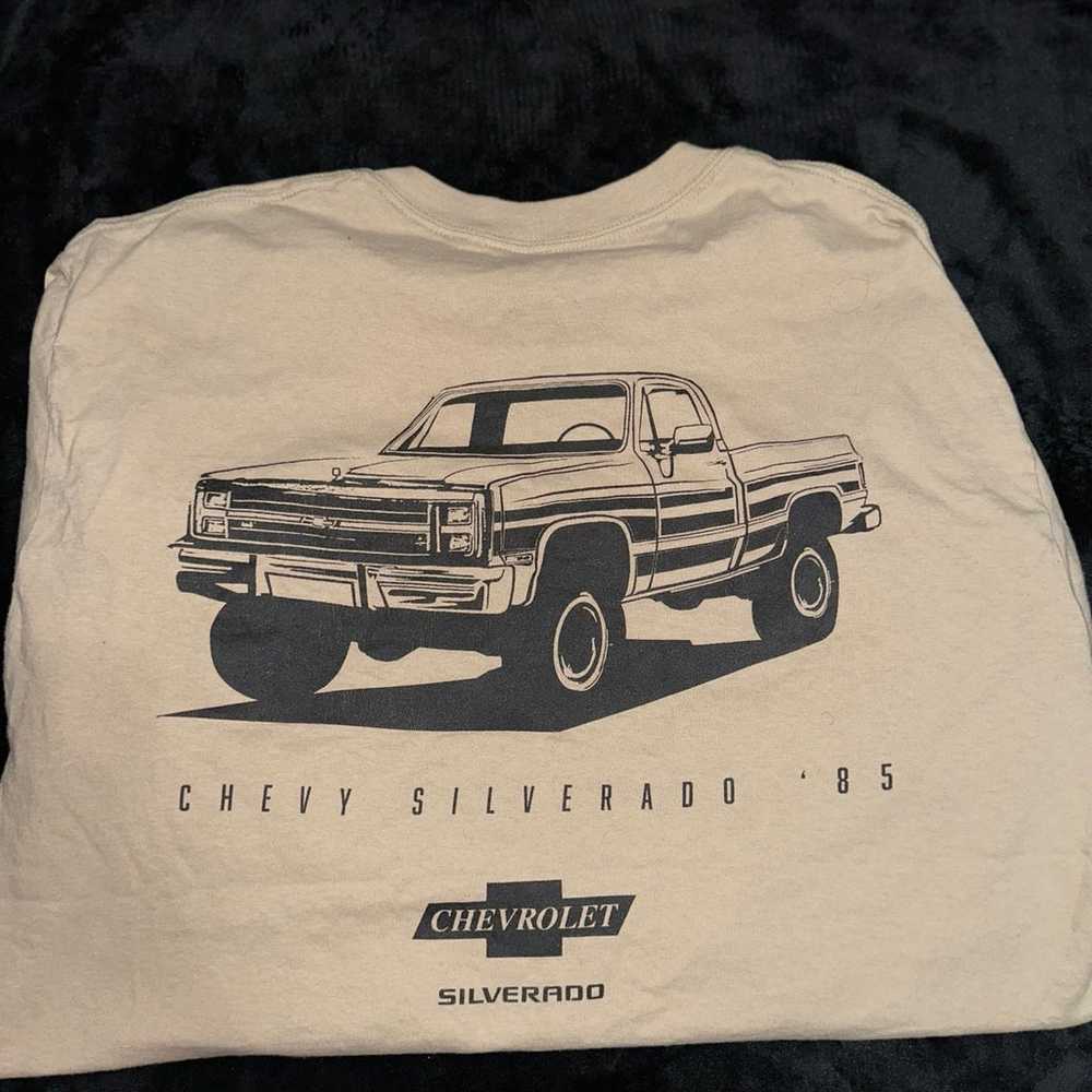 Chevy Silverado light brown graphic shirt - image 1