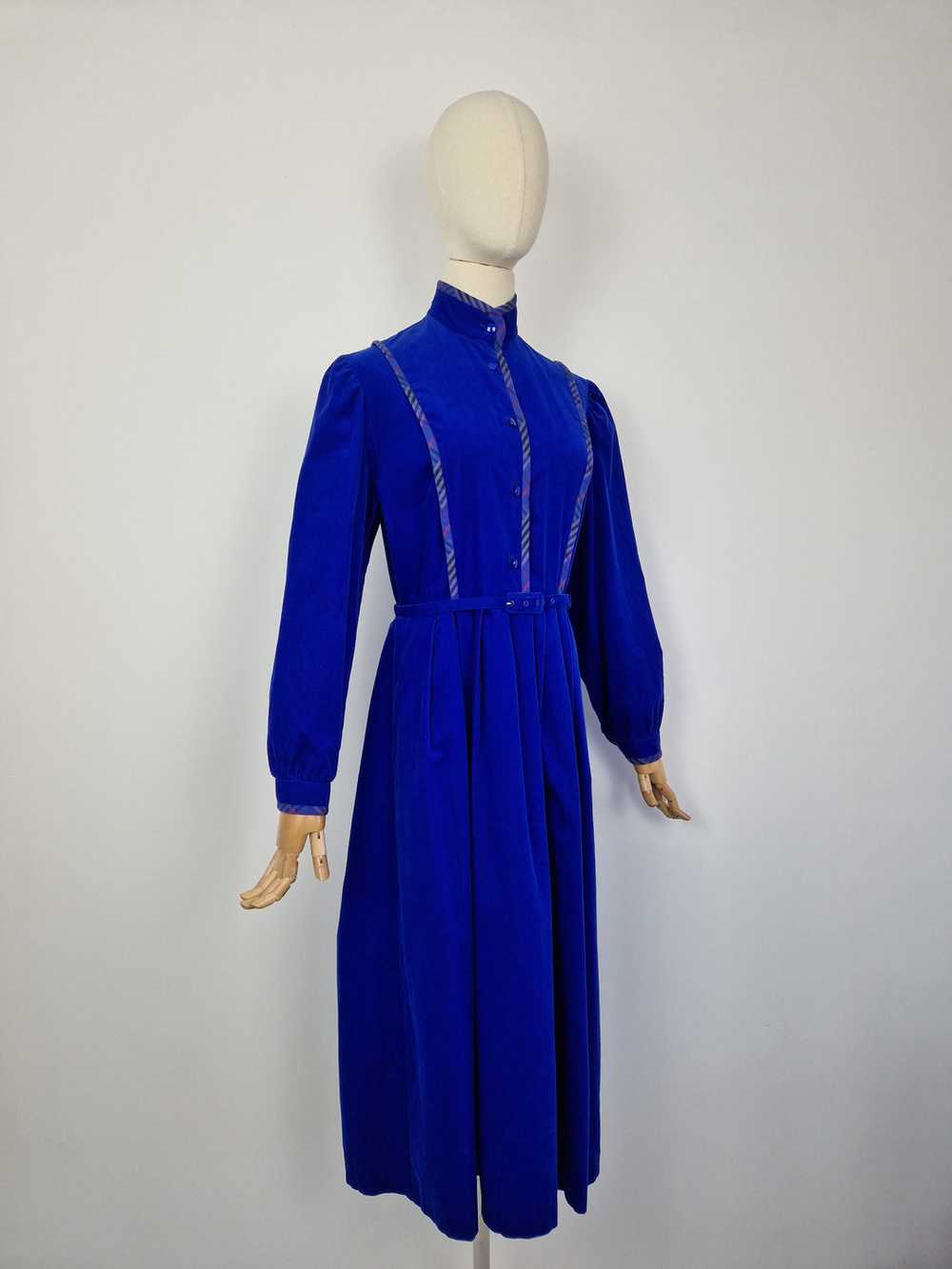 Vintage 80s Marion Donaldson corduroy dress - image 4