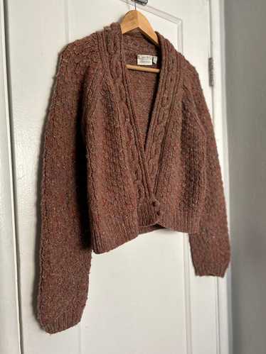 Ellen Tracy Hand knit wool cardigan sweater (8) |…