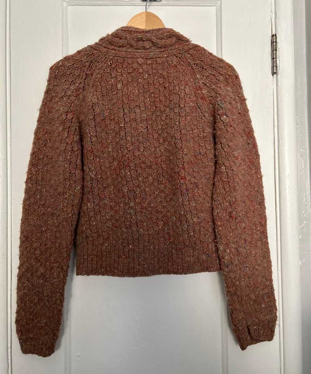 Ellen Tracy Hand knit wool cardigan sweater (8) |… - image 4