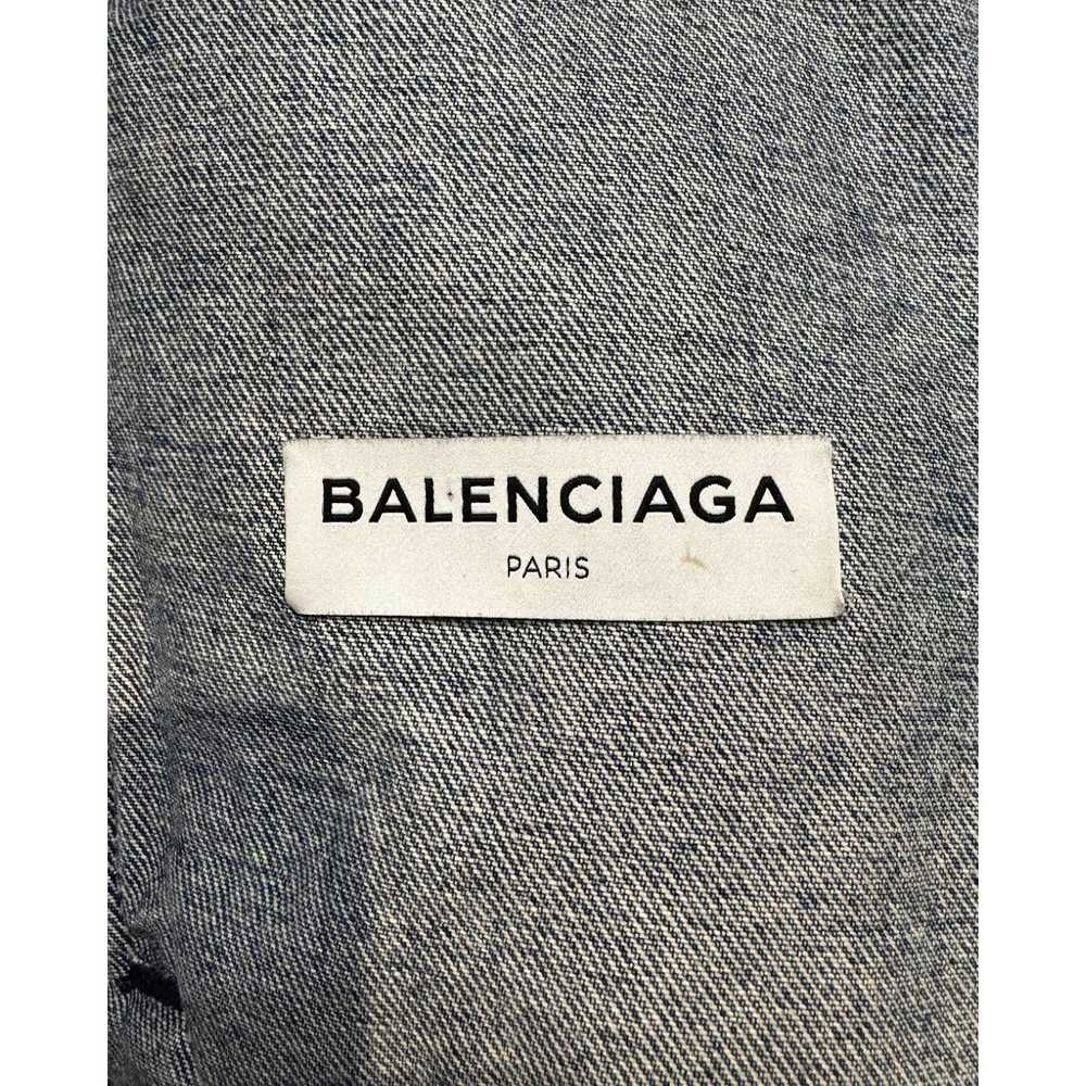 Balenciaga women's denim jacket - image 4