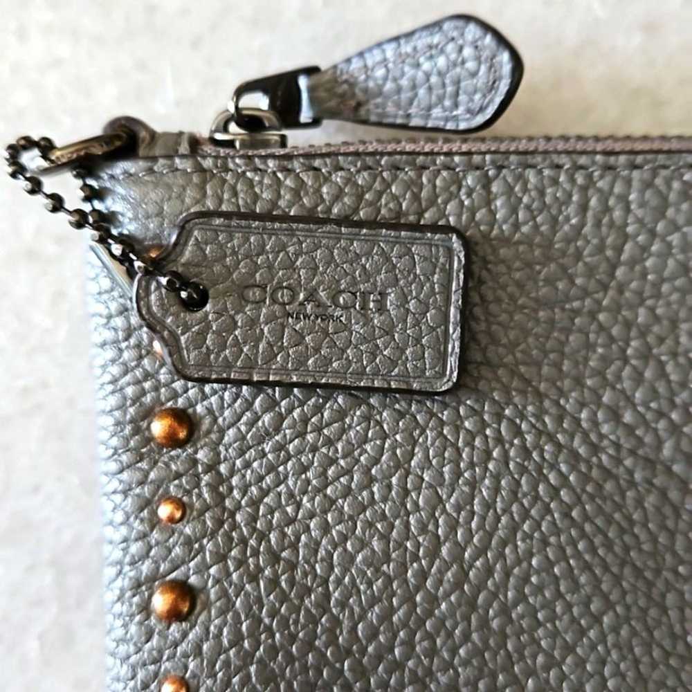 Vintage Coach pebbled leather pouch - image 2