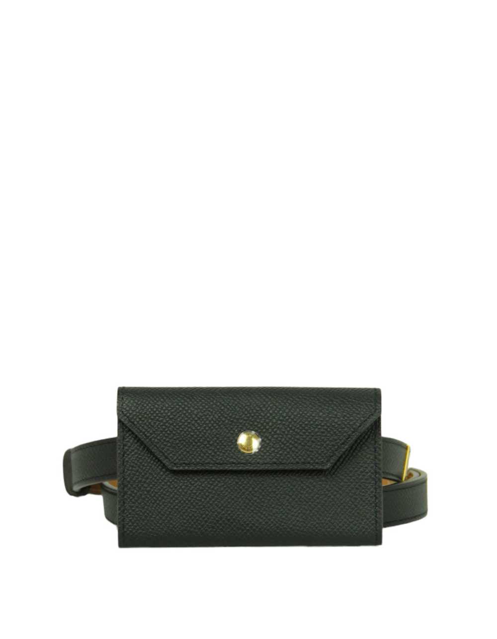 Hermes Black/Gold Epsom Leather Kelly Pocket Belt… - image 5