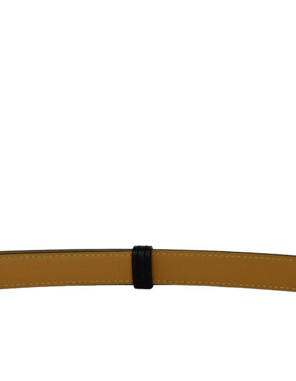 Hermes Black/Gold Epsom Leather Kelly Pocket Belt… - image 9