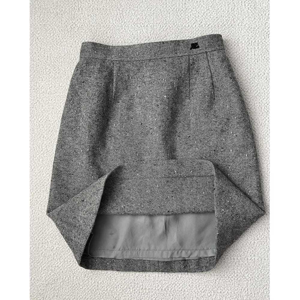 Courrèges Wool mini skirt - image 2