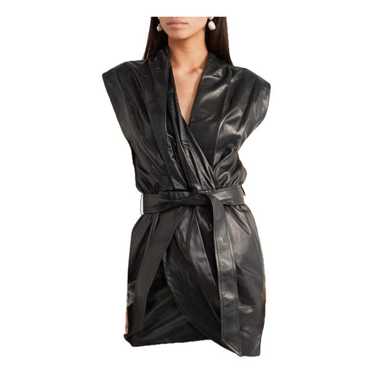 Iro Leather mini dress