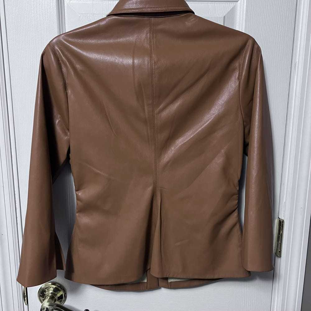 Elie Tahari Leather blouse - image 5