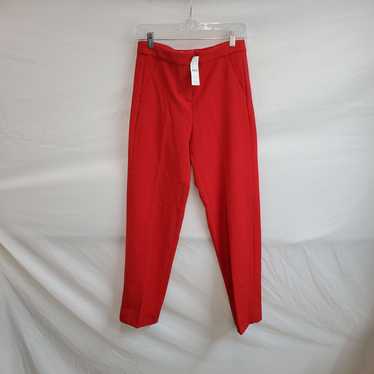 J. Crew Red Kate Tapered Pant WM Size 2 NWT - image 1