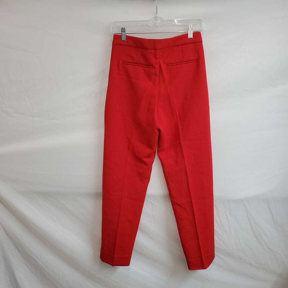 J. Crew Red Kate Tapered Pant WM Size 2 NWT - image 2