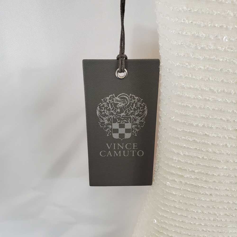 Vince Camuto Women Ivory Sequin Midi Dress Sz 8 N… - image 3
