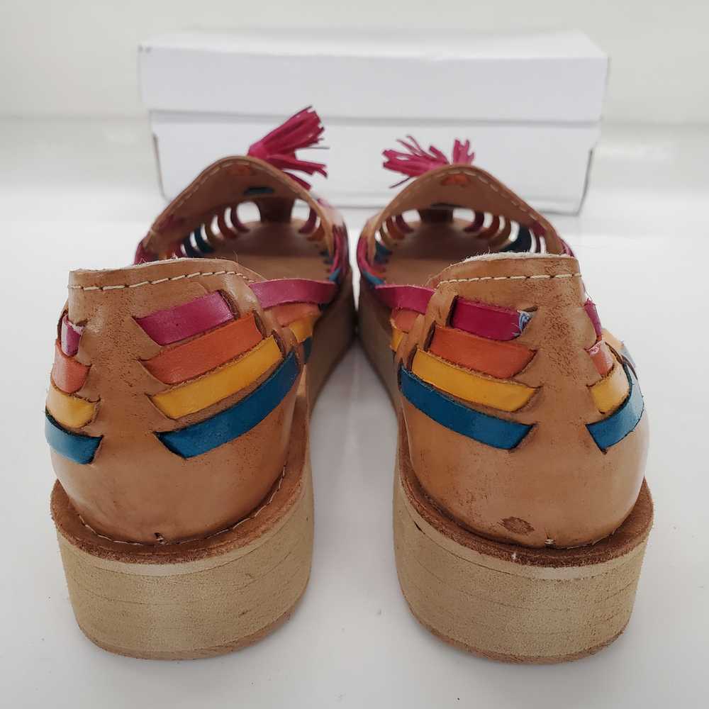 Xan Kla Huarache Sandals Women's Size 7-Rainbow T… - image 6