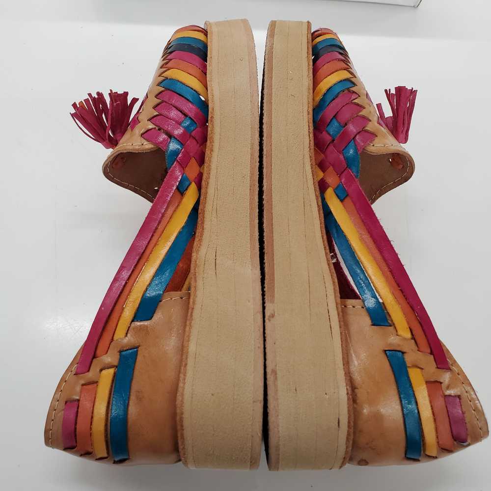 Xan Kla Huarache Sandals Women's Size 7-Rainbow T… - image 7