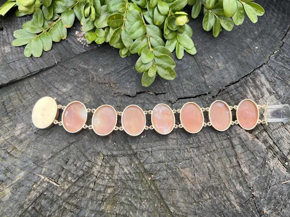 14K Yellow Gold Cameo Bracelet - image 10