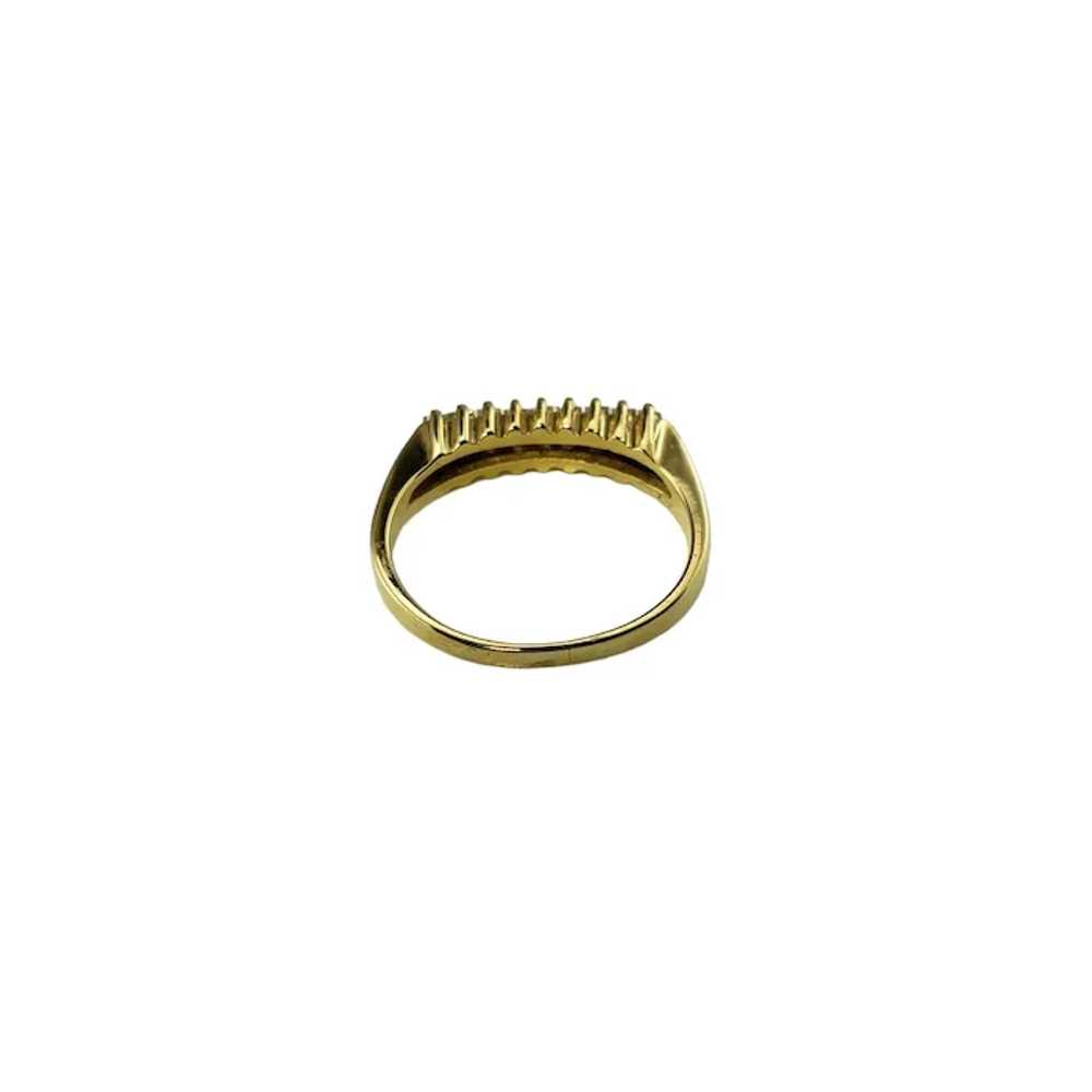 14 Karat Yellow Gold and Diamond Ring Size 6.5 #1… - image 4