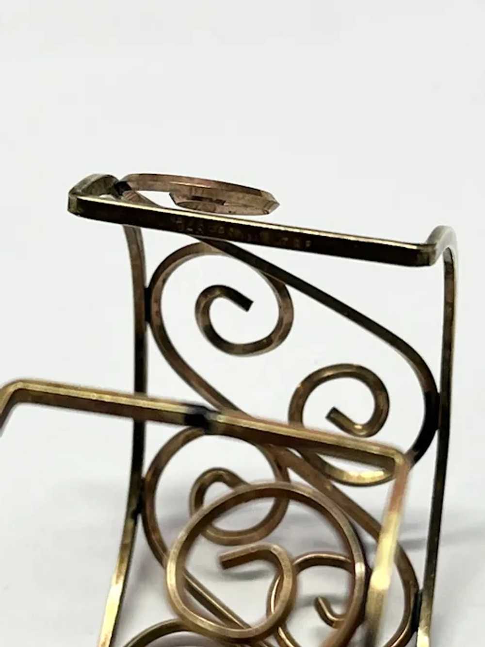 Vintage Gold Filled Cuff Bracelet - image 3