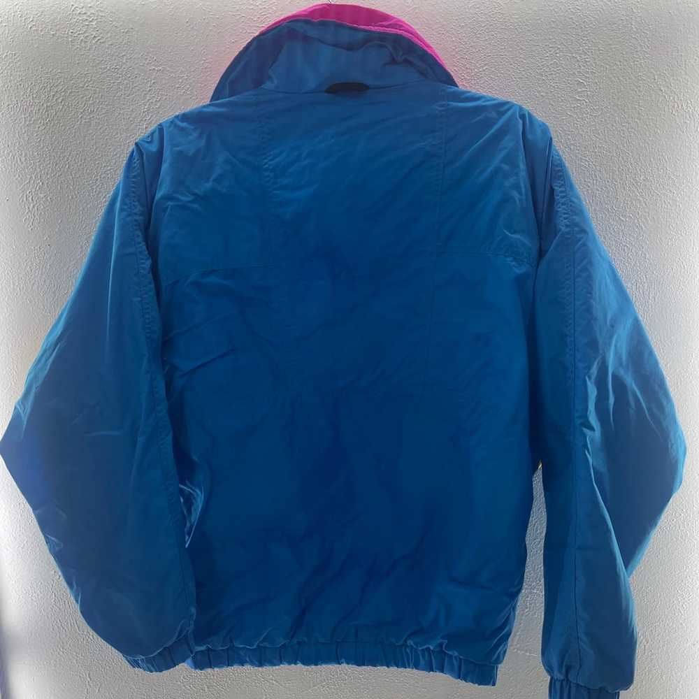 Vintage 90’s Neon Jansport 1/4” Zip Puffer Jacket… - image 5
