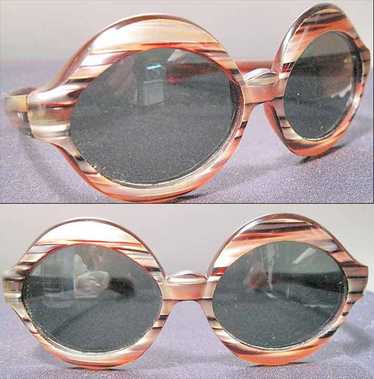 Italian Silver streak over Tortoise Shell Oval 196