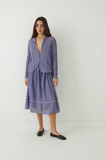 Geoffrey Beene Sheer Lilac Ensemble