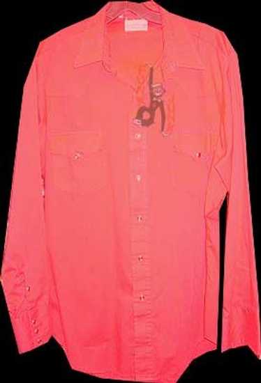 Sears Western Wear Bright Red with Ruby Snap Weste