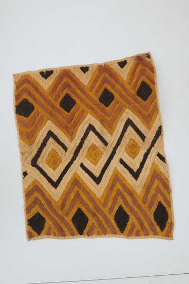 Small Hand Knotted Raffia Rug