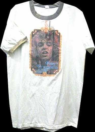 Peter Frampton Head Shot Ringer 70’s T shirt