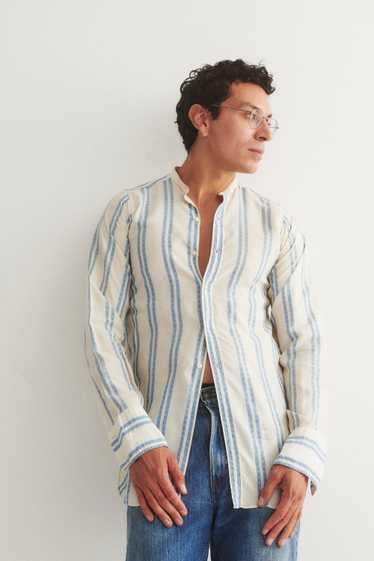 Woven Silk Button Down