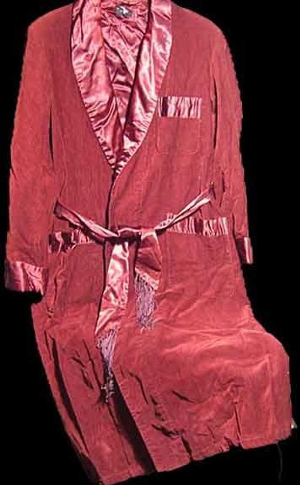 Style Right Robes Ruby Thin Corduroy with Shiny A… - image 1