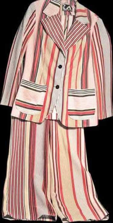 Jack Winter 1970’s Red White Blue & Tan Stripped P