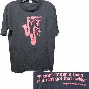 Joe Jackson Jumpin’ Jive 1981 Concert Tour T shirt - image 1