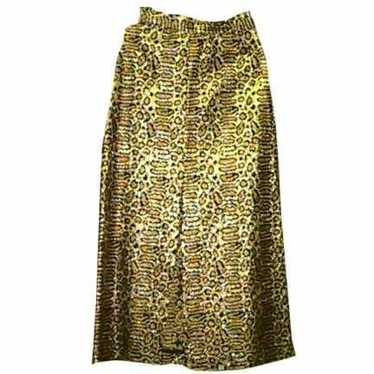 Skirt Alice of California Metallic Leopard Print … - image 1