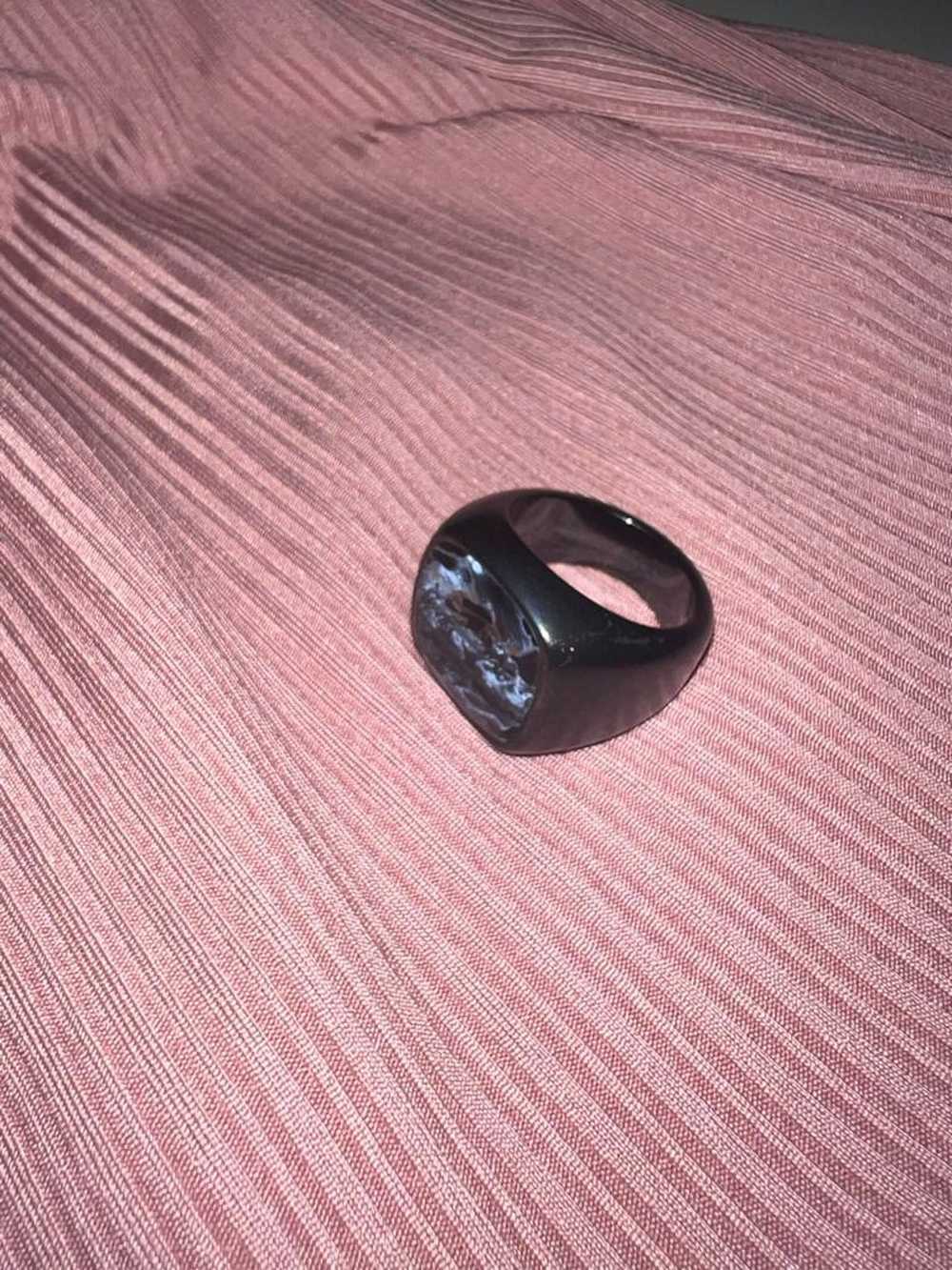 David Yurman Exotic Stone Signet Ring In Black Ti… - image 9