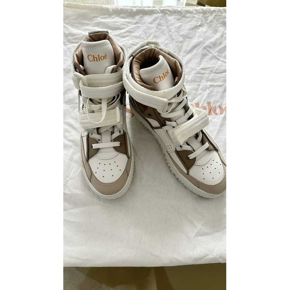 Chloé Leather trainers - image 2