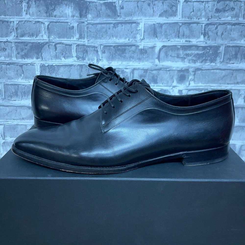 Dior Christian Dior Black Leather Oxford Lace Up … - image 1