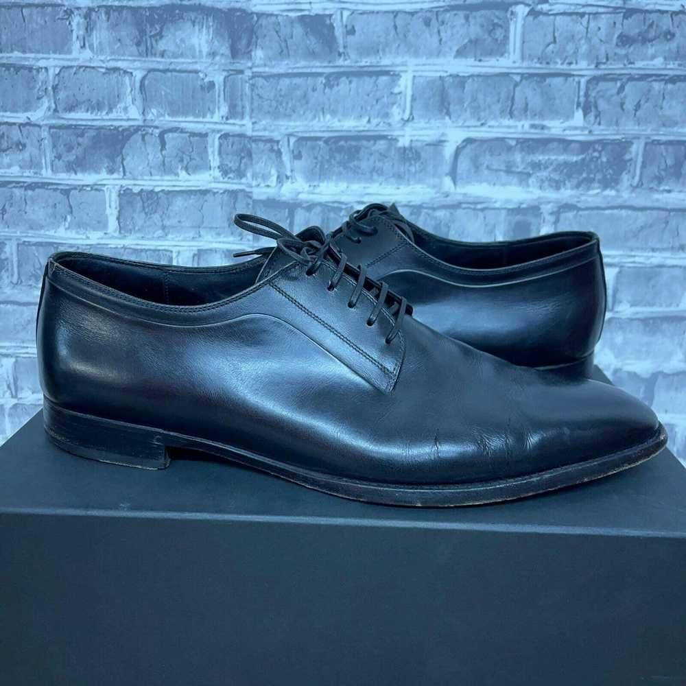 Dior Christian Dior Black Leather Oxford Lace Up … - image 2