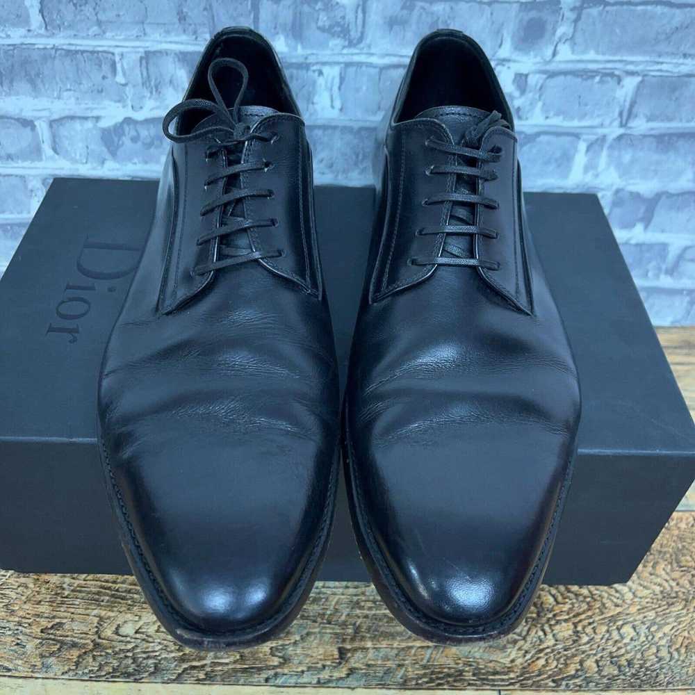 Dior Christian Dior Black Leather Oxford Lace Up … - image 4
