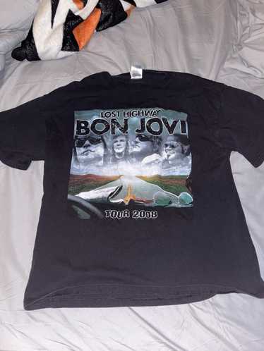 Vintage 2008 Bon Jovi Lost Highway Tour Shirt