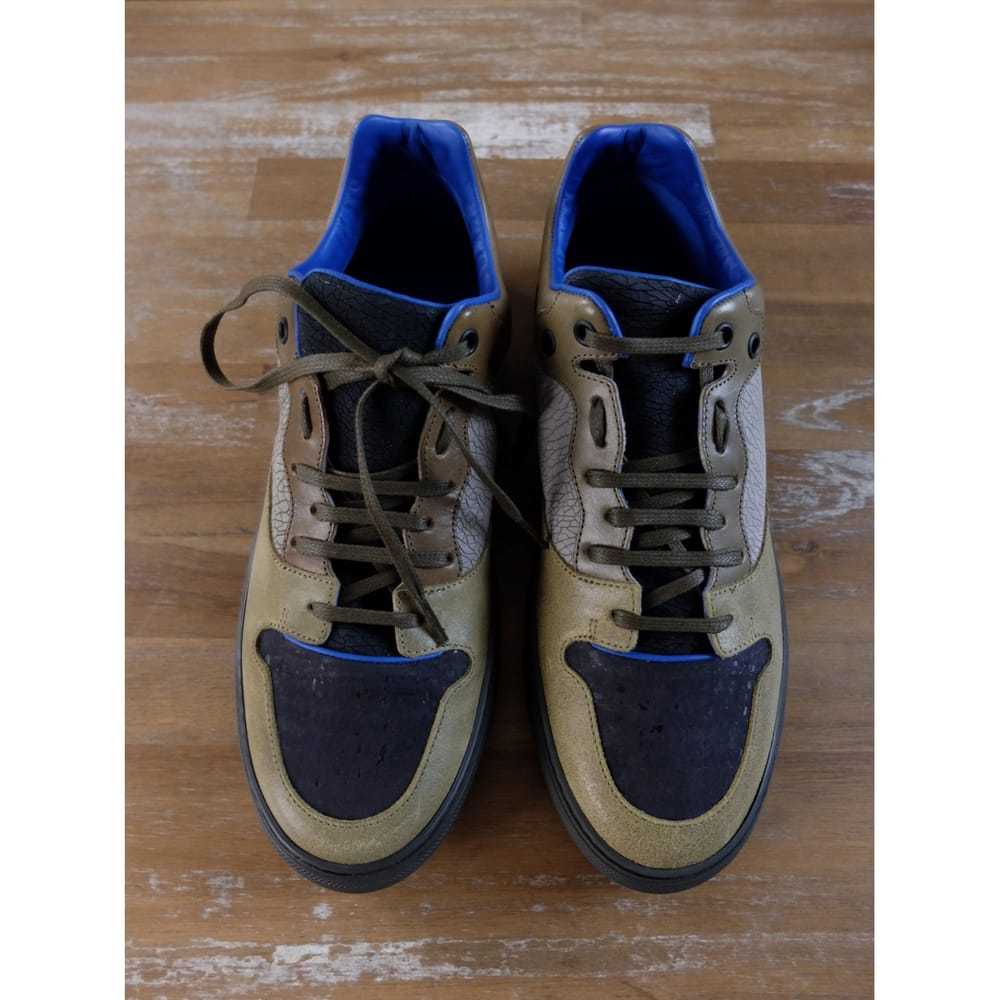 Balenciaga Arena leather low trainers - image 2